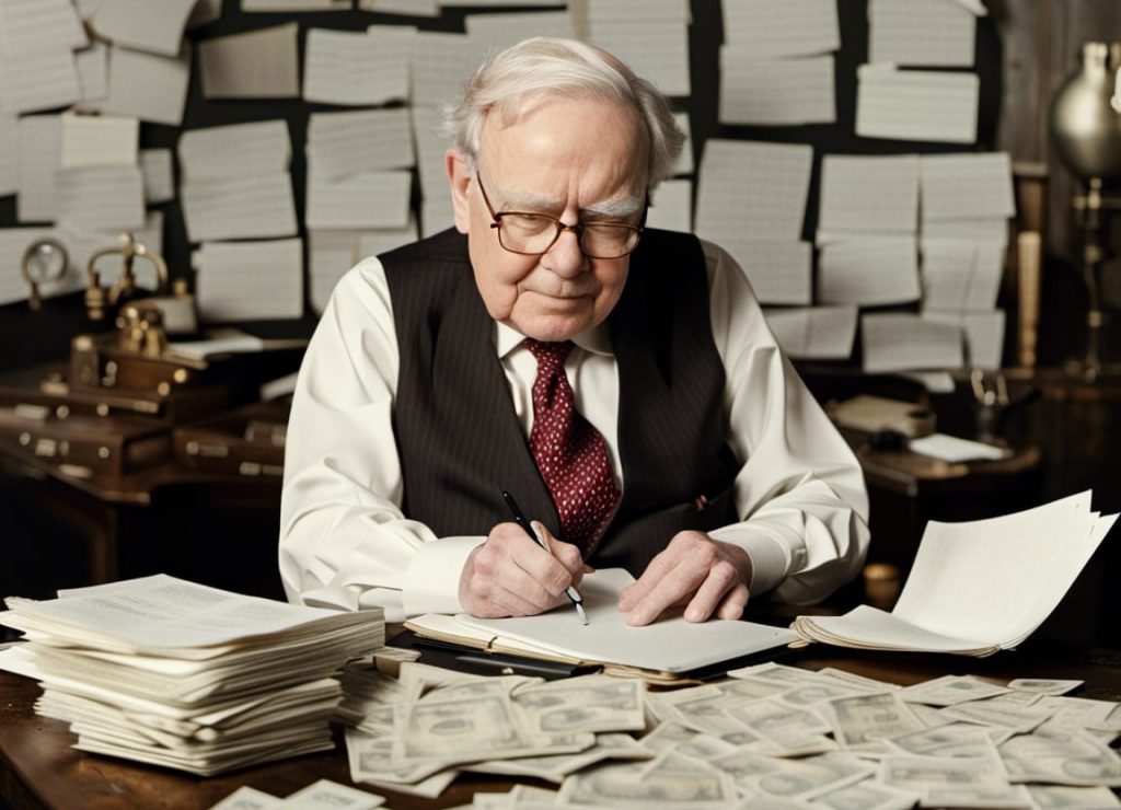 In a quaint and timeless scene, an elderly gentleman sits behind an old-style office desk. Dressed impeccably in a crisp white shirt, accompanied by a red tie and a vest, he exudes an air of traditional professionalism. The absence of a jacket hints at a degree of relaxed formality. His focus lies entirely on a single sheet of white paper, upon which his diligent hand transcribes notes with precision. Image created with Stable Diffusion SDXL. Click to see the image, full caption, and related creations by the author